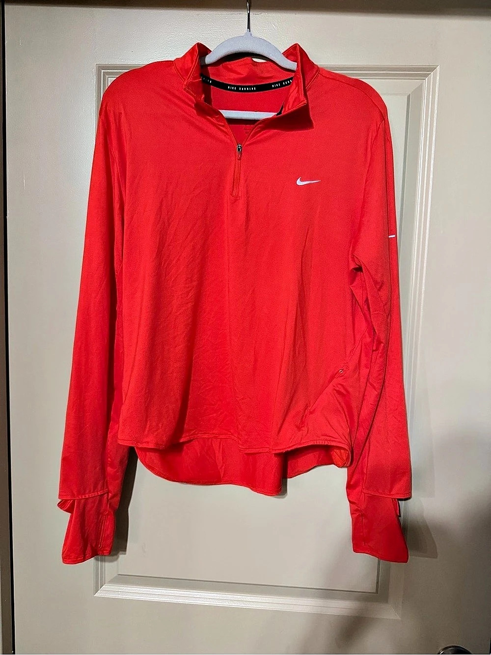 Nike Swift Dri-FIT Women’s Red Quarter-Zip Size XL